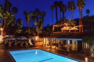 The pool at Villa Royale Hotel